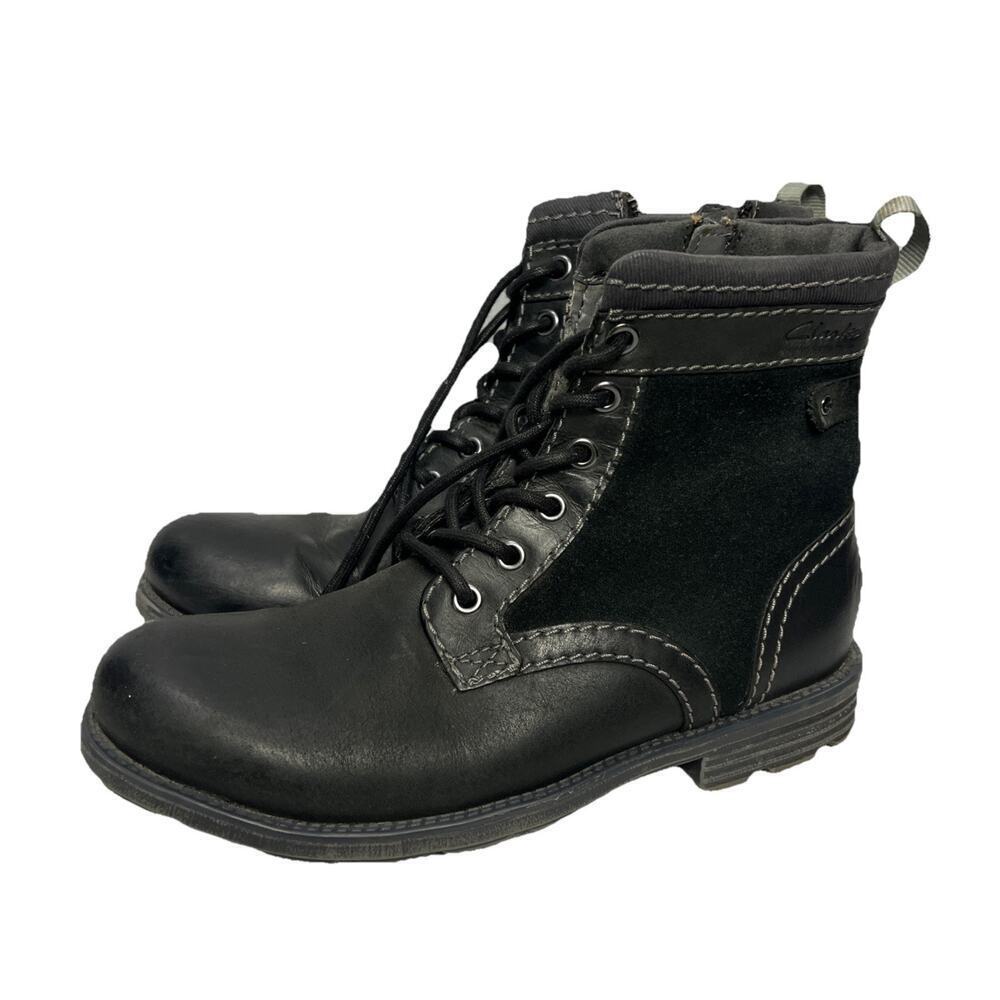 CLARKS Collection Darian Heath 6" Lace-Up Boots Sz 7
